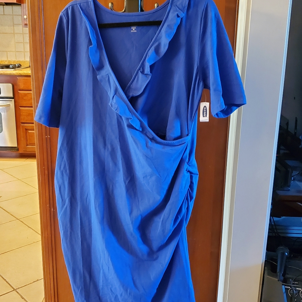 Royal Blue Maternity Dress